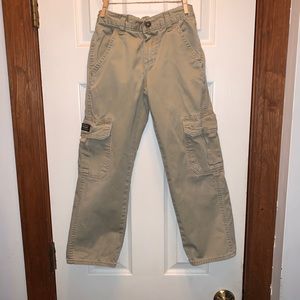 Boy’s Kaki Cargo Pants, size 8 Slim